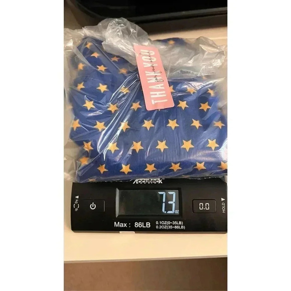 Unbranded Women’s Small Blue Gold Star Back Zipper pocket skort shorts skirts - Picture 12 of 13